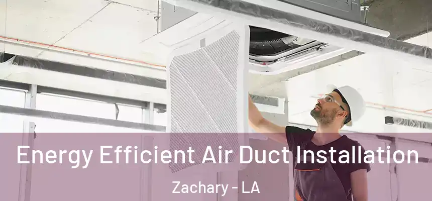  Energy Efficient Air Duct Installation Zachary - LA